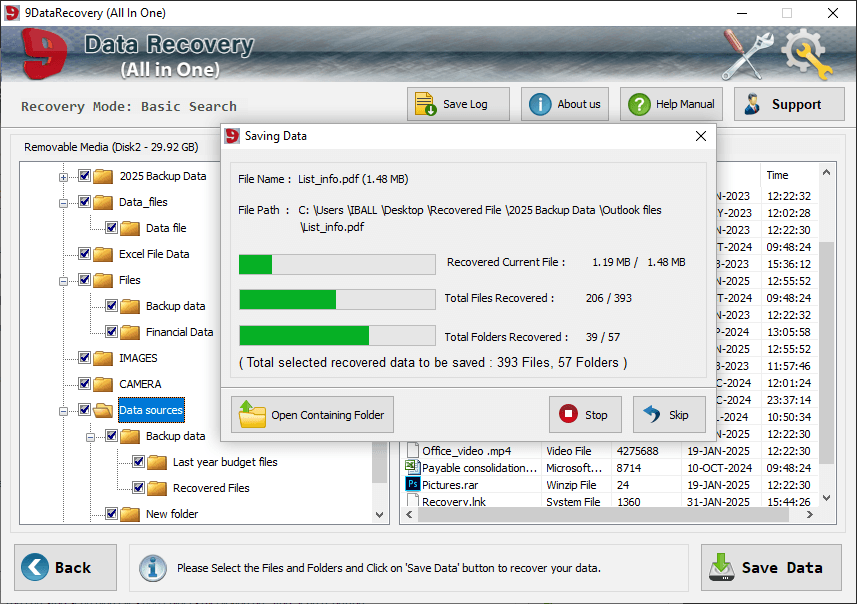 Digital Camera Data Recovery